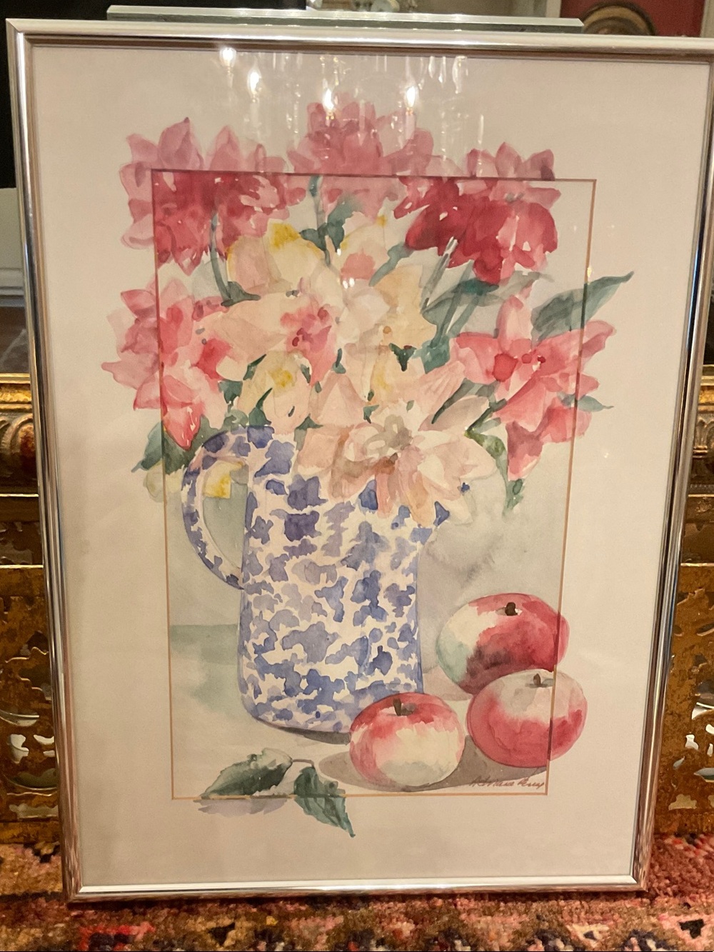 Beautiful original watercolor by Adriane Penny, MS artist,15” x11”. Mint cond.